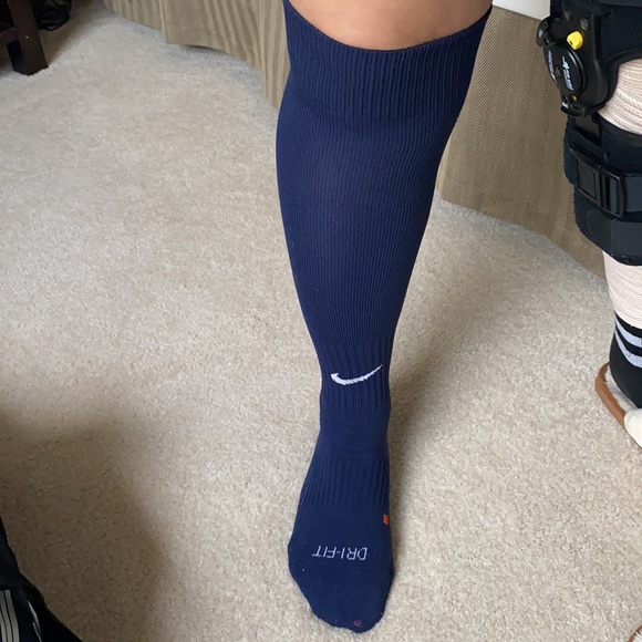 Navy blue Nike soccer socks - Picture 4 of 4